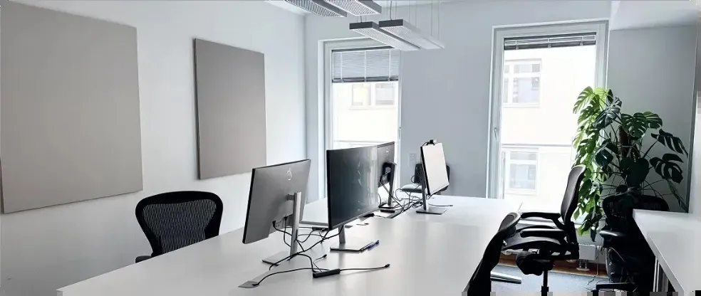 Workstations in the office